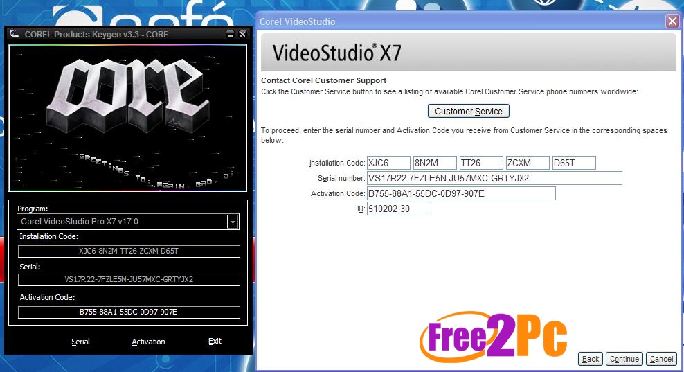 corel video studio x9 serial key